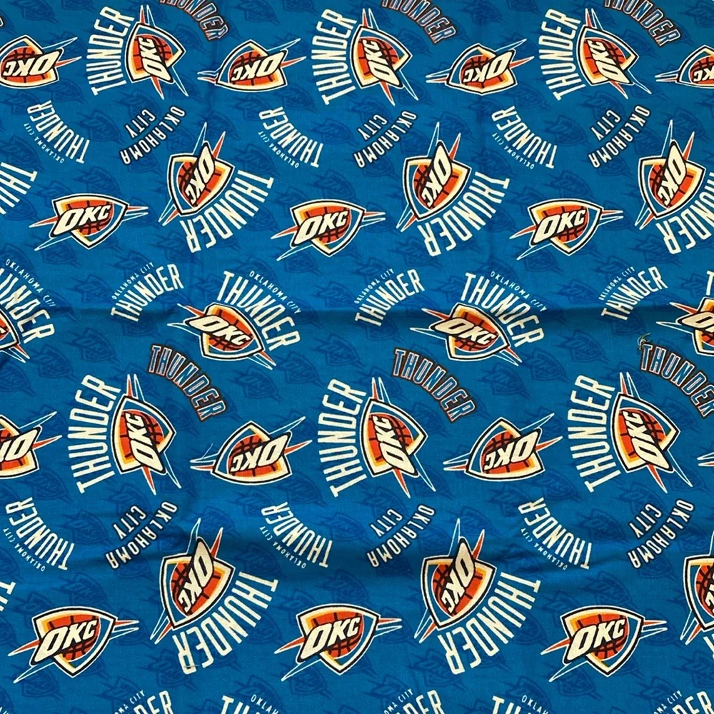 Oklahoma City Thunder OKC NBA Cotton Fabric